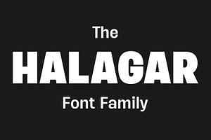 Halagar Sans Family