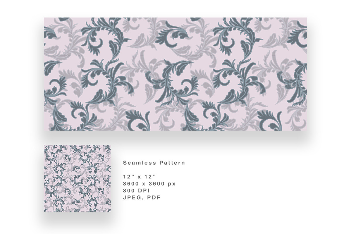 6 Seamless Pattern: Mauve Garden, a Pattern Graphic by StudioCitra (Photo 10 of 11)