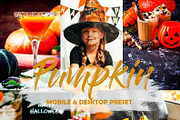 10 Pumpkin Mobile Lightroom Presets, a Preset Add-On by LucaTheme (Thumbnail 1 of 9)