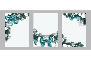 Christmas frame templates with, an Object Illustration by art PVP - market