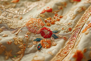 Traditional indian intricate floral, a Background Photo by MistyDay