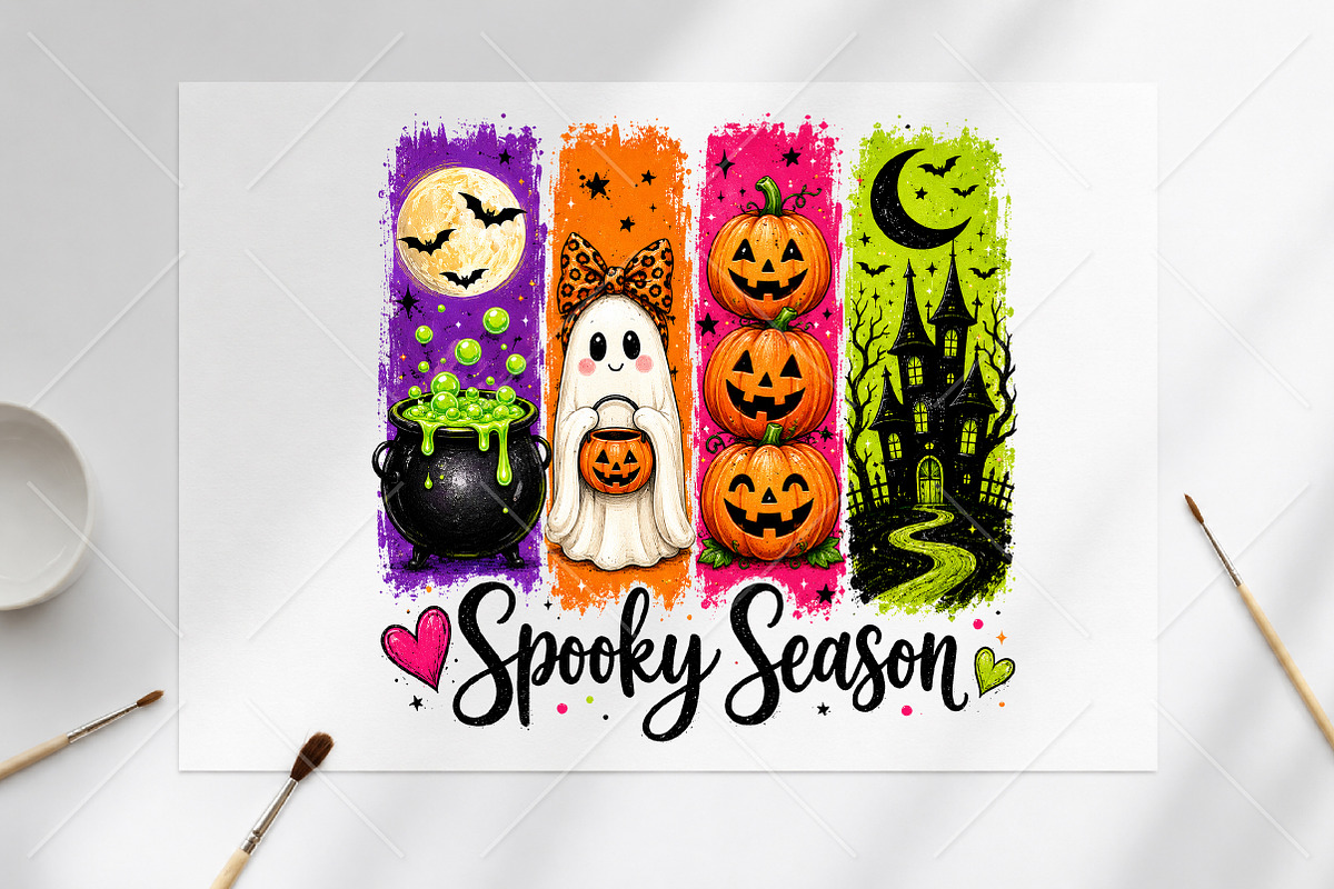 Spooky Season Halloween PNG, a Seasonal Illustration by Canvas Craft (Photo 6 of 6)