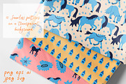 Christmas horse pattern eps, a Pattern Graphic by Lucyinyourheart (Thumbnail 8 of 10)