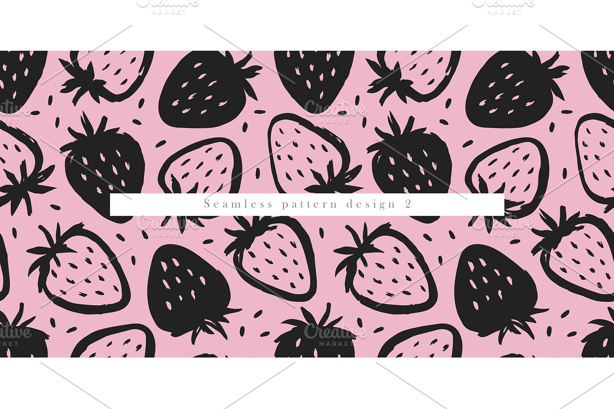Sweet Strawberry, a Pattern Graphic by Nadezda (Photo 3 of 6)