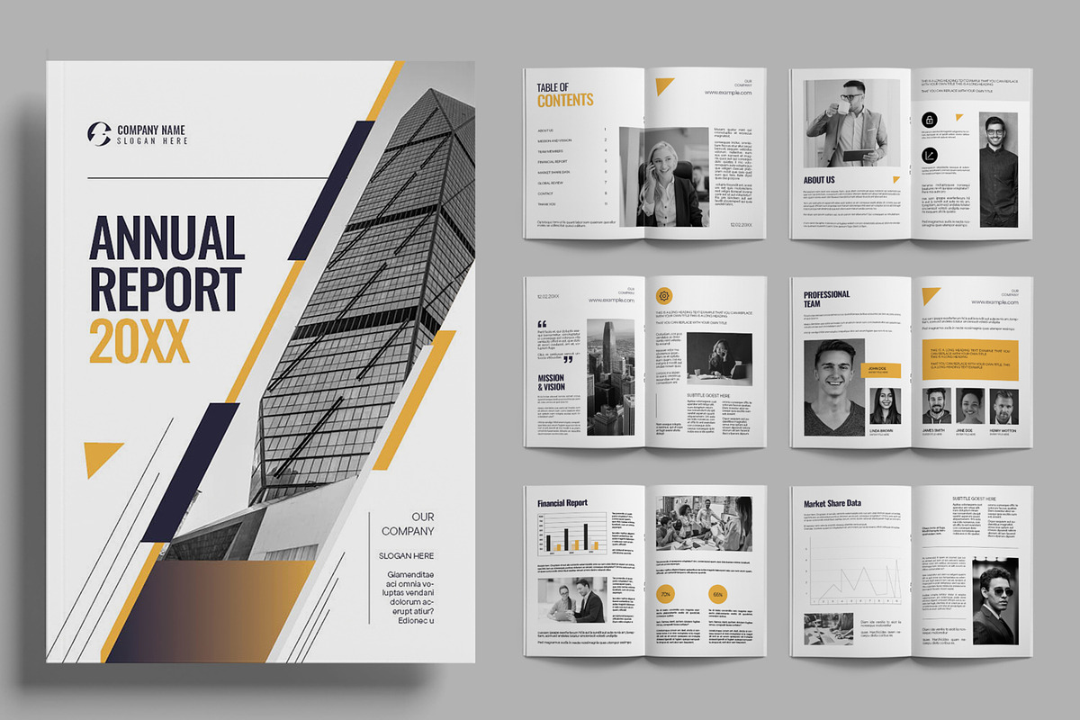 Corporate Annual Report Layout