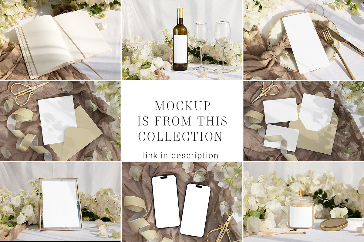 Card Mockup 5x7 Table Number BGF, a Product Mockup by PawMockups (Photo 7 of 10)