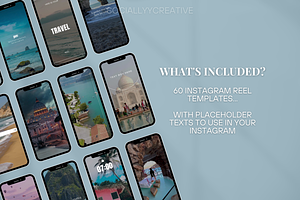 50 Instagram Travel Reel Templates