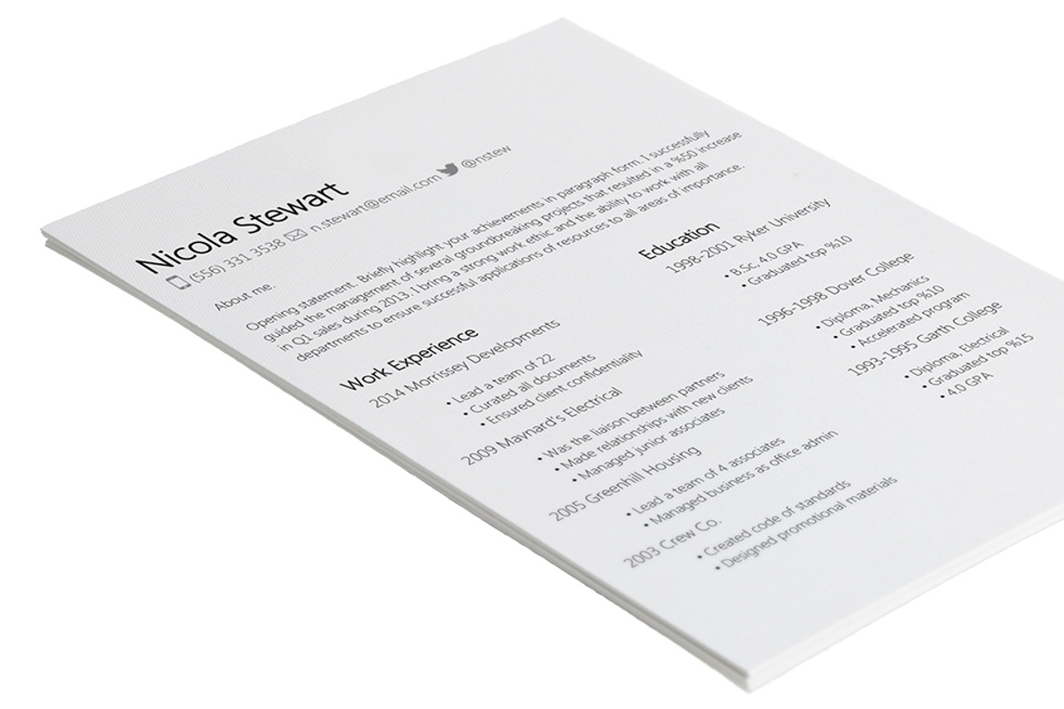 Modern Resume Template, a Resume Template by 12 Resumes  (Photo 2 of 3)