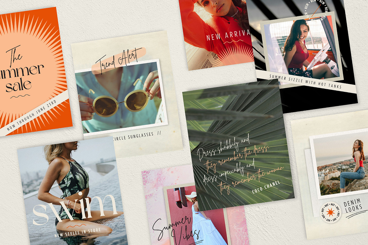 30 Boho Instagram (Canva) Templates preview 4