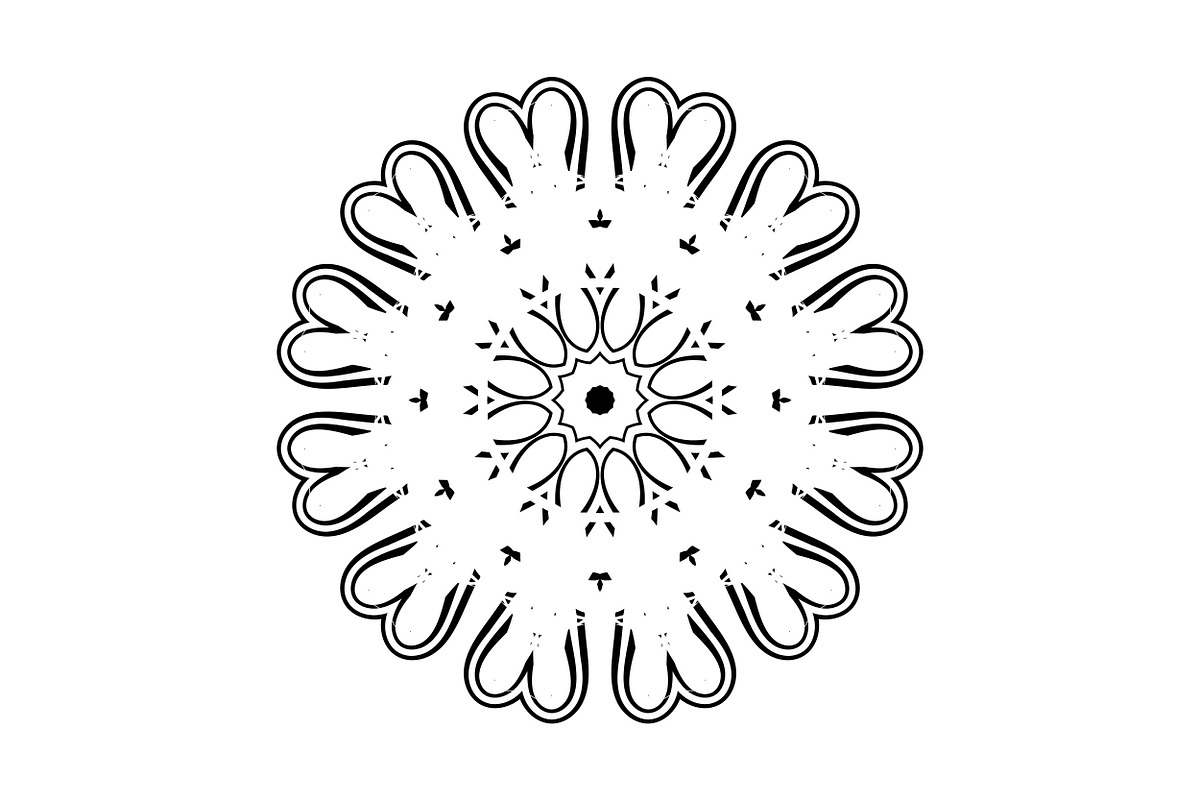 Decorative Mandala Digital Art Pack, a Decorative Illustration by NJ Himel (Photo 32 of 101)
