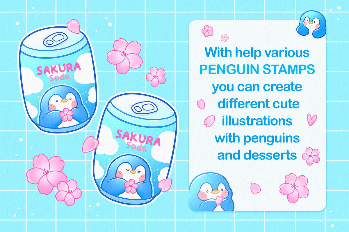 Procreate Brushes, Penguin Stamps, a Brush Add-On by InkPrintsTattoo (Photo 11 of 11)