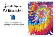 Sale: Pastel Tie-Dye Seamless Bundle, a Pattern Graphic by The Gypsy Goddess (Thumbnail 25 of 48)