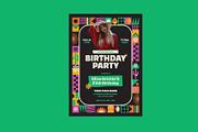 Youth Birthday Invitation, a Flyer Template by Neermana (Thumbnail 3 of 4)