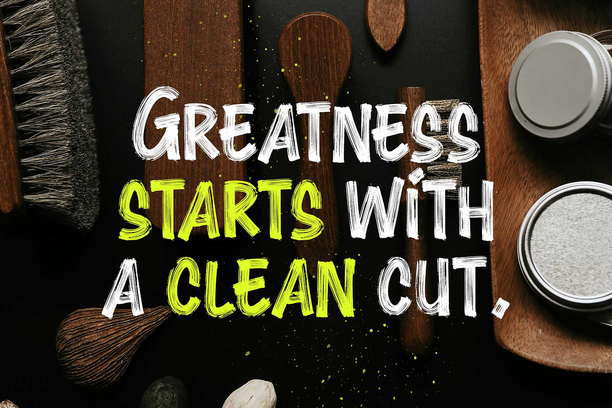 Throwback Glorious - Dry Brush Font, a Font by Arterfak Project (Photo 13 of 13)