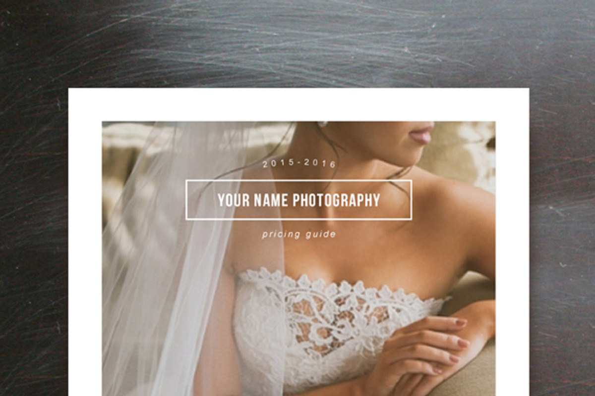 SALE! Photographer Pricing Guide Set, a Flyer Template by roselindoco (Photo 2 of 4)