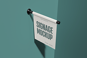 Flag Sign Store Mockup, an Advertising Mockup by DSNA Mockup (Thumbnail 5 of 5)