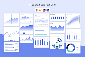 Mega Chart Card Pack UI Kit