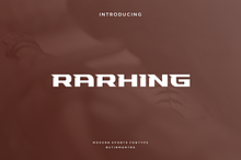 Rarhing - Modern Display Typeface