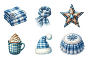 Christmas Blue Plaid, an Illustration by Design Market (Thumbnail 4 of 5)