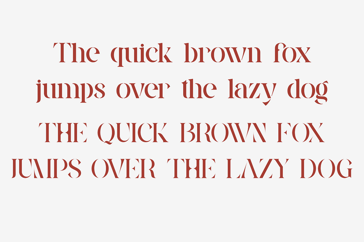 Yosshi - Stencil Serif Font, a Serif Font by AnnofaType (Photo 9 of 10)