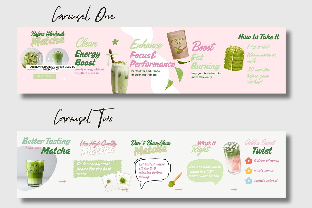 Matcha Cafe Social Media Marketing preview 3