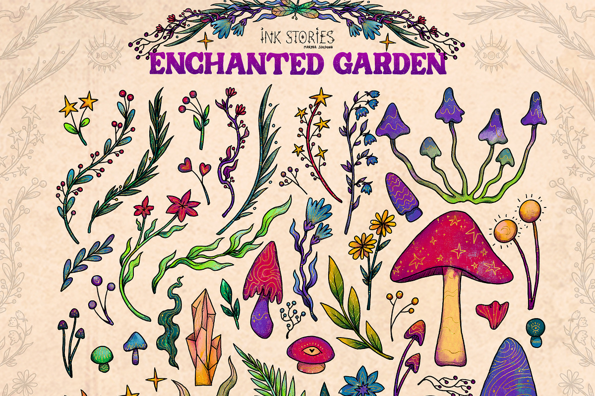 Enchanted Garden Fairies and Flowers, a Person Illustration by Ink Stories (Photo 4 of 24)