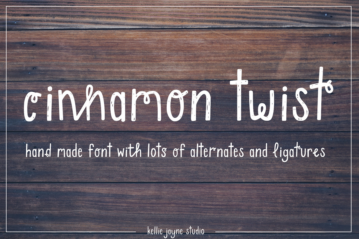 Cinnamon Twist Handdrawn Font