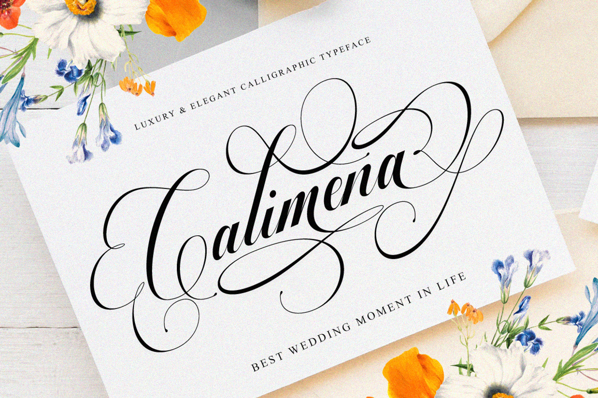 Barlimena Script, a Script Font by IM Studio (Photo 8 of 13)