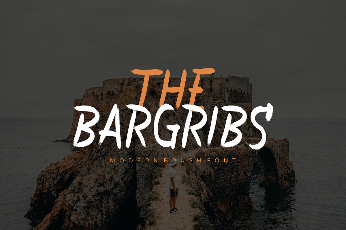 The Bargribs - Font, a Handwritten Font by artchiles_design (Photo 1 of 5)