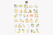 lemon clipart summer fashion clipart, a Decorative Illustration by Patishop Art (Thumbnail 10 of 10)