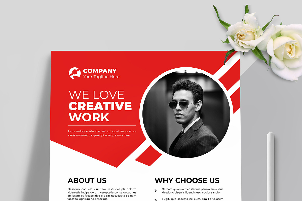 Business Flyer Template, a Flyer Template by MightyDesign (Photo 4 of 8)