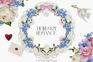 Heirloom Romance Vintage Lace Floral