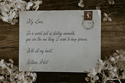 Hauliot Roisy | Handwritten Romantic, a Script Font by gracetype_studio (Thumbnail 4 of 12)
