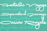 Montelago Pro AOE, a Script Font by Astigmatic (Thumbnail 4 of 5)