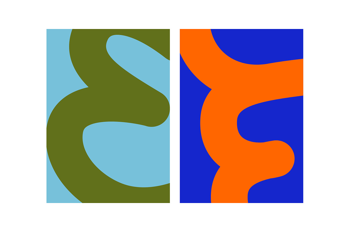 Abstract posters, doodle cards set, a Decorative Illustration by Good Studio (Photo 7 of 12)
