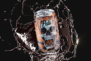Can With Splash Slow Motion Mockup, a Product Mockup by rebrandy (Thumbnail 5 of 10)