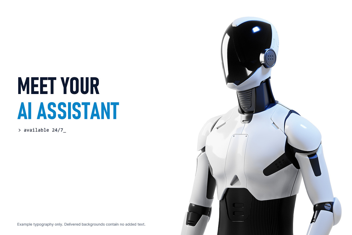 Humanoid AI - 12 JPG Backgrounds, a Background Graphic by Photocreo Michal Bednarek (Photo 5 of 6)