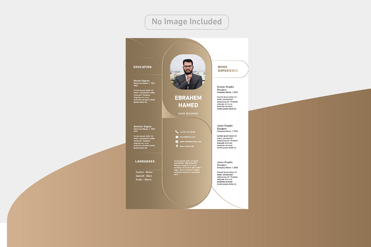 Luxury and simple CV, a Resume Template by Hamed Studio
