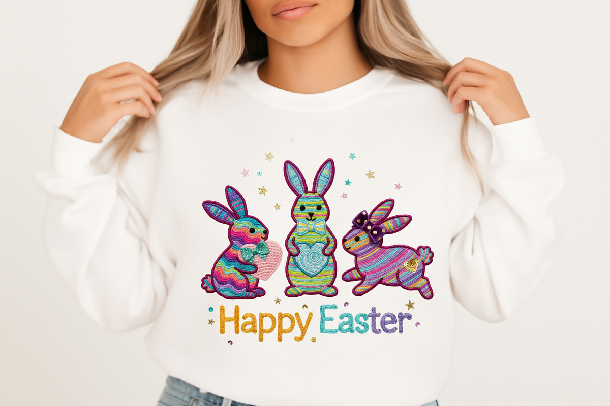 Faux Yarn Easter Png Happy Easter Bu, an Animal Illustration by designcity5 (Photo 2 of 9)