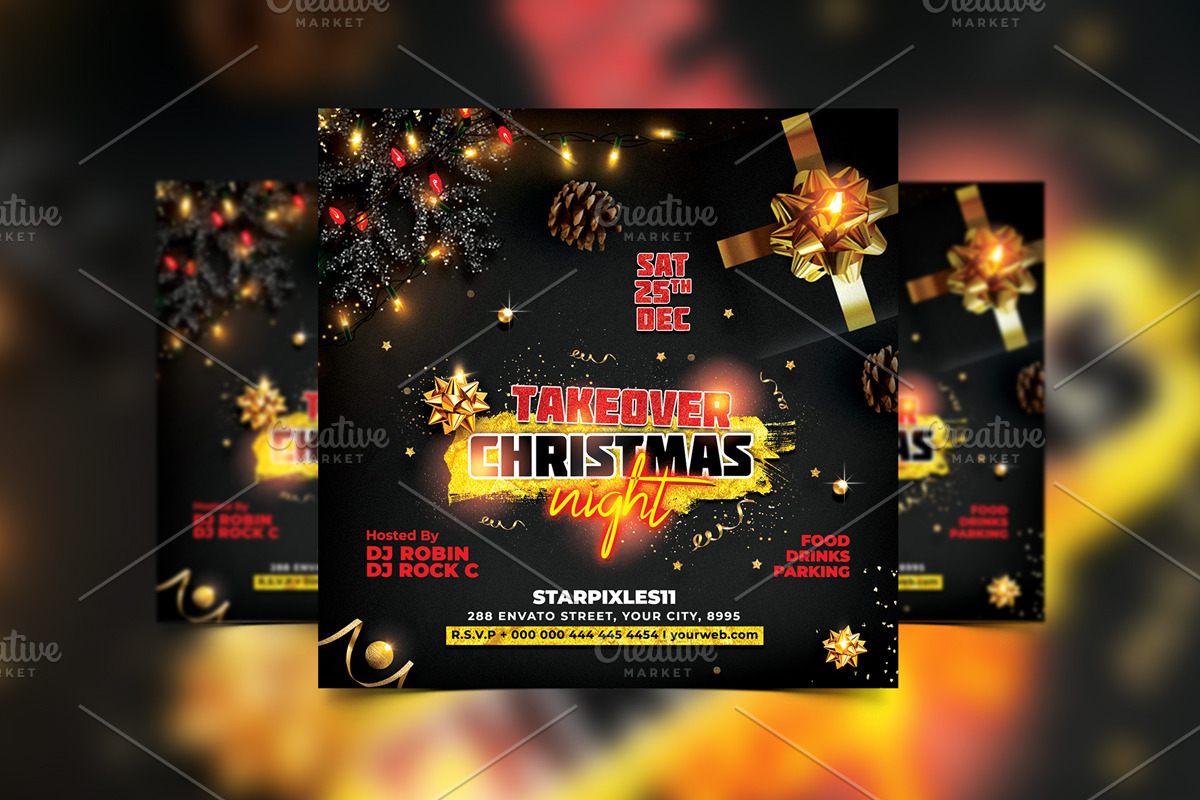 06 Christmas Flyer Bundle, a Flyer Template by StarPixles11 (Photo 5 of 8)