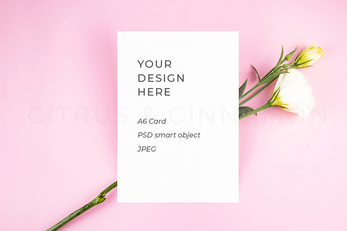 Styled Card & Print Mockup Bundle, a Print Template by Citrus and Cinnamon (Photo 9 of 11)