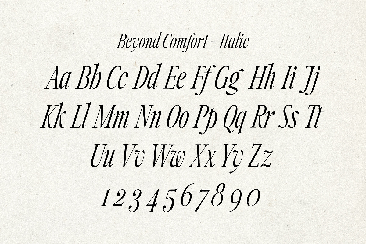 Beyond Comfort - Classy Font Duo, a Serif Font by Tom Chalky (Photo 13 of 13)
