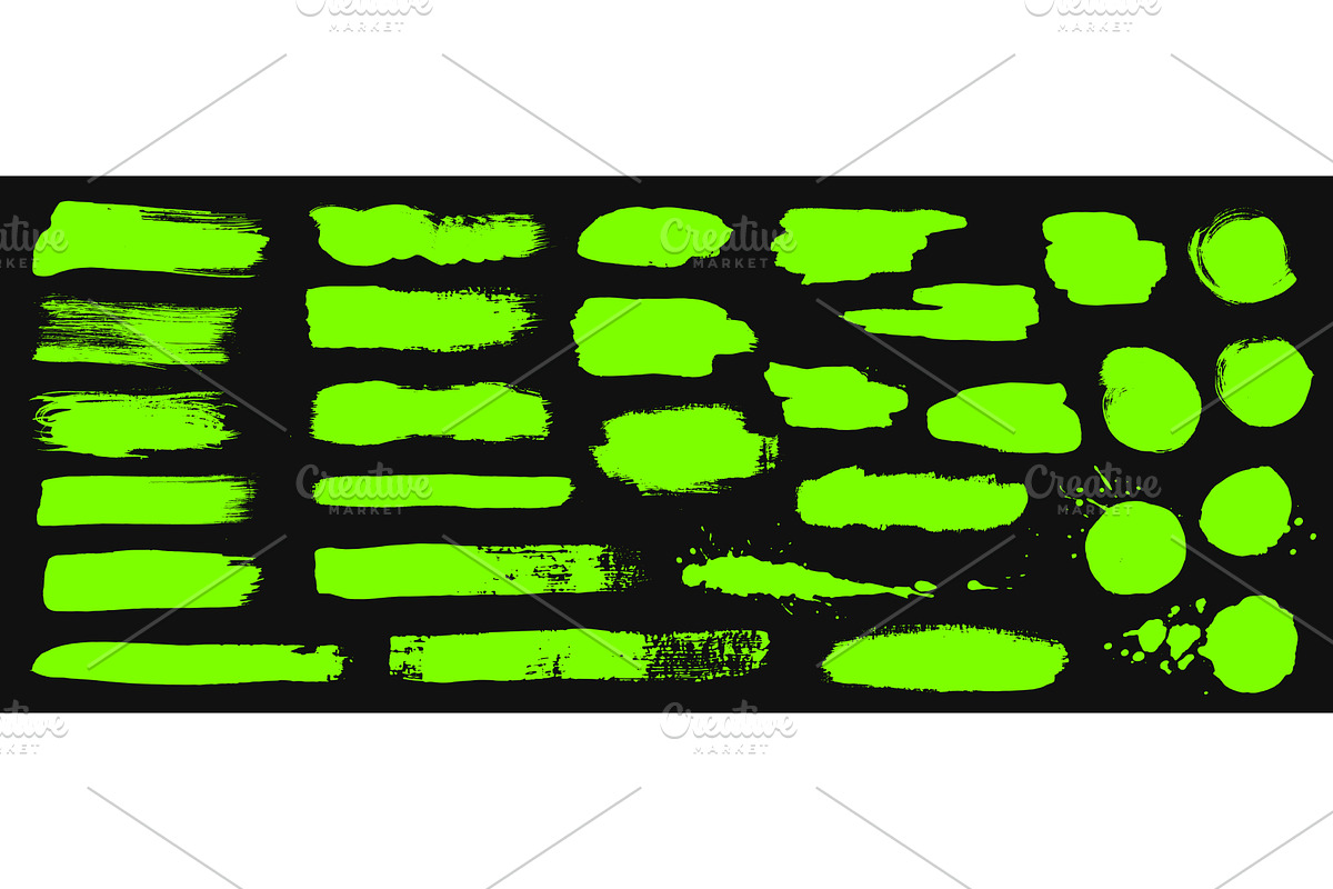 Eco brush strokes, an Object Illustration by alexdndz