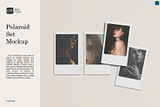 Polaroid Set Mockup, an Advertising Mockup by Lxadesign (Thumbnail 1 of 11)