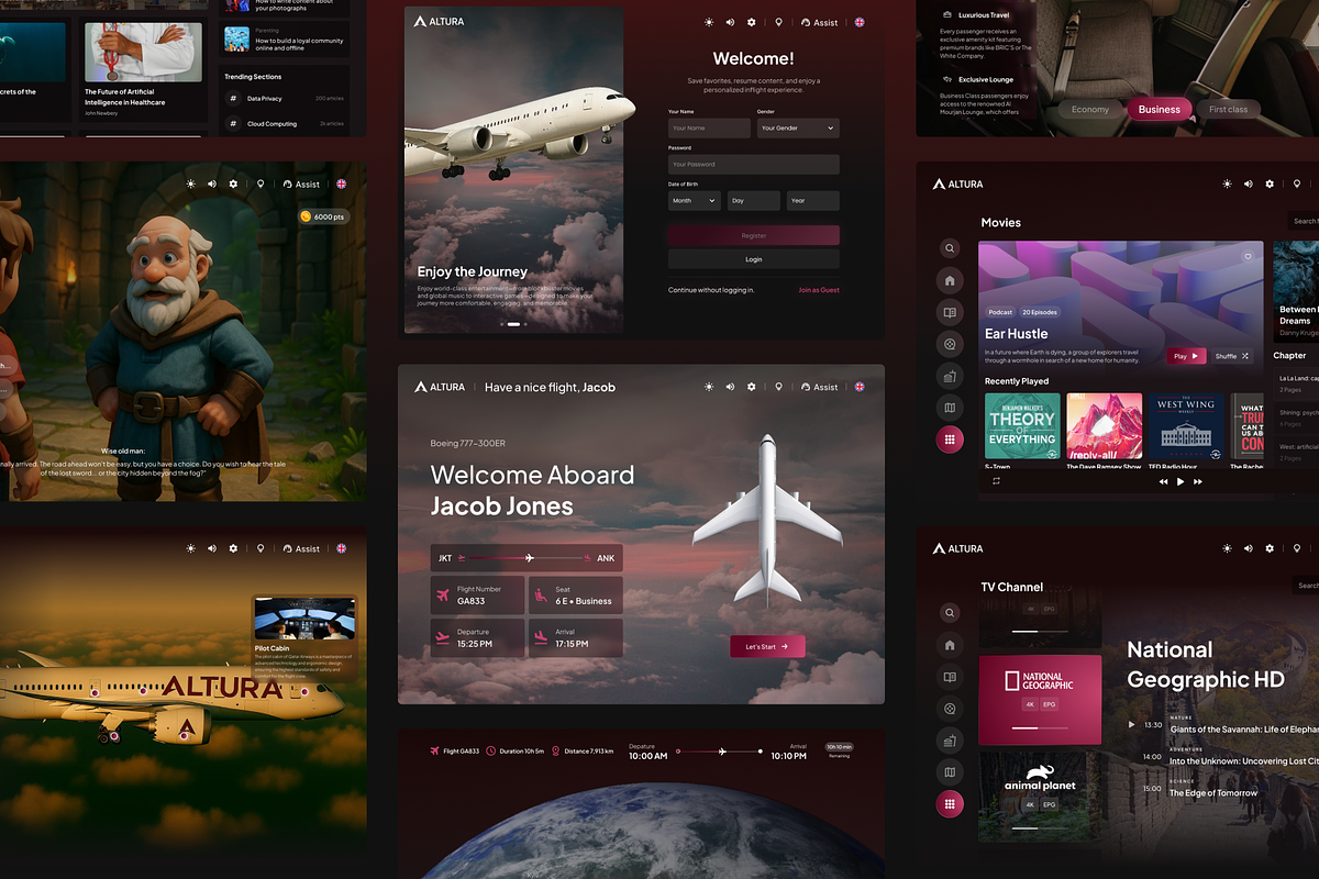 Altura - SAAS Entertainment UI Kit, a Landing Page Template by Agensip Design Agency (Photo 9 of 10)