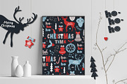 Stylish Christmas patterns, a Pattern Graphic by narinadraban (Thumbnail 2 of 4)