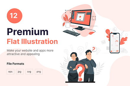 Premium Flat Business Illustration