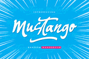 Mustango, a Script Font by Atj.std (Thumbnail 1 of 6)