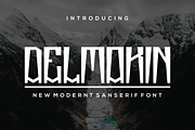 Delmokin-Bold, a Sans Serif Font by riotama85 (Thumbnail 1 of 5)