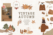 Vintage Autumn collection, a Seasonal Illustration by Alisovna (Thumbnail 1 of 12)